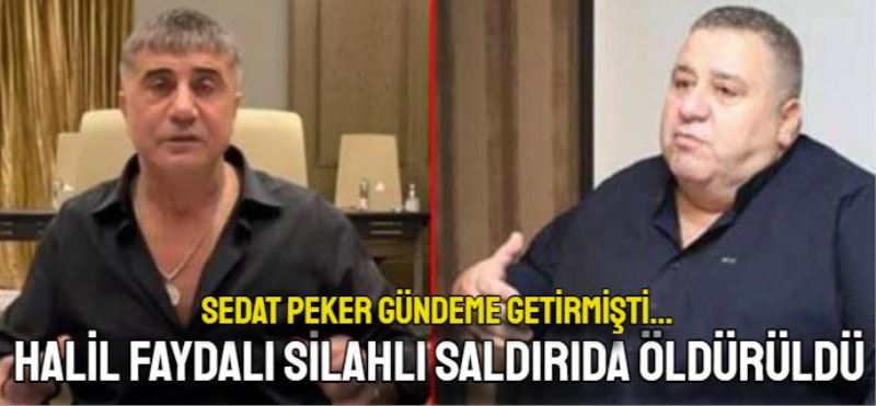 Halil Falyalı öldürüldü